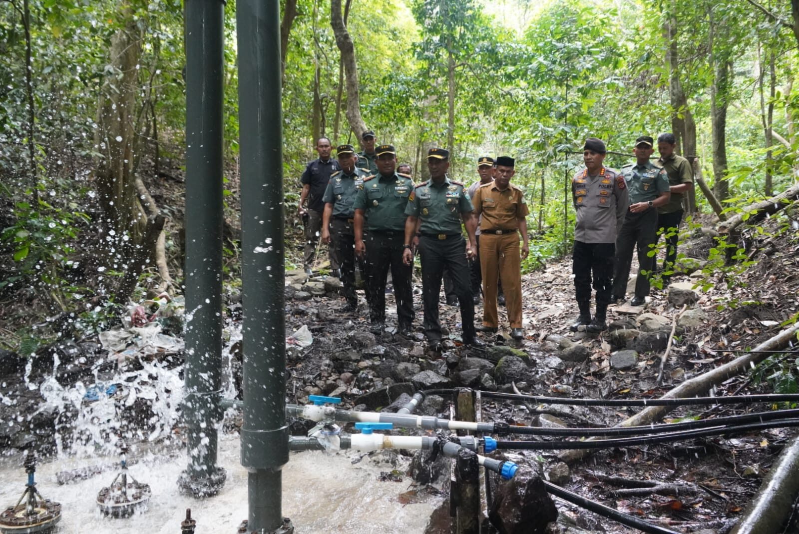 Pangdam Im Hadiri Acara Peresmian Penggunaan Fasilitas Air Bersih