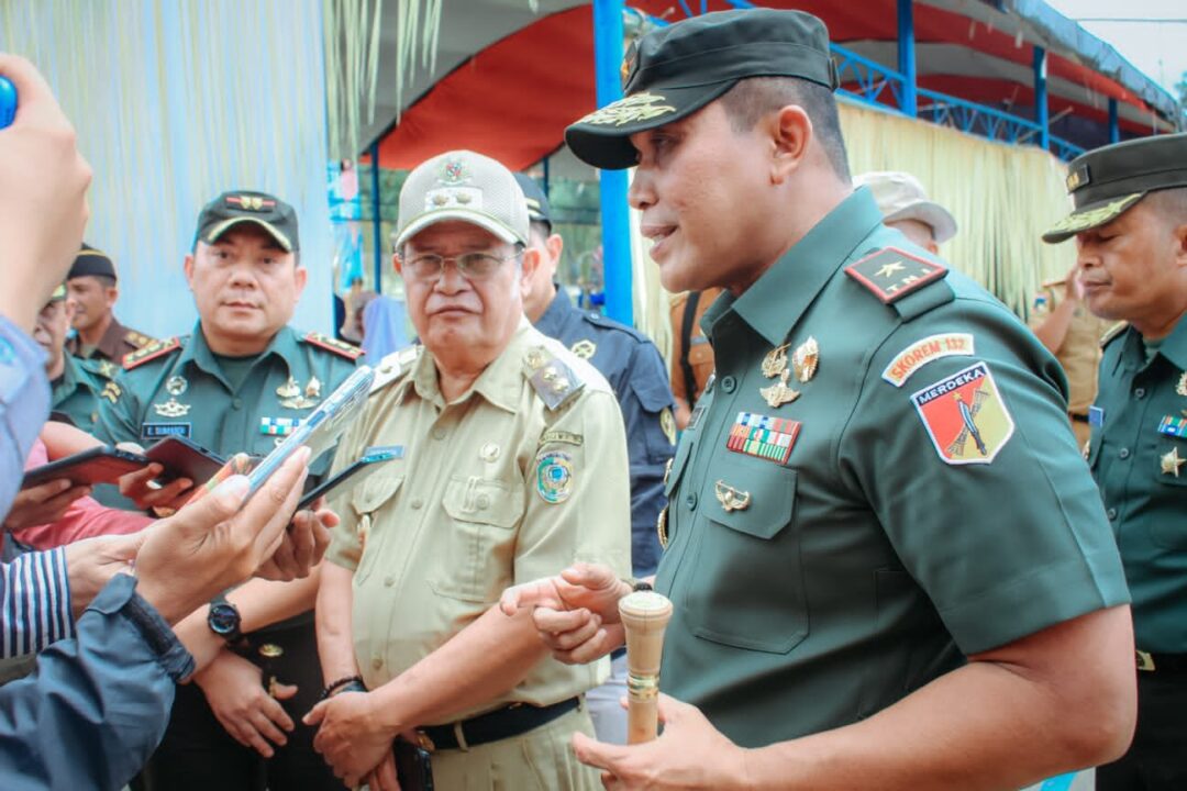 Danrem 132/Tdl Memacu Semangat Manunggal Air Bersih dan Tekan Angka Stunting di Jajaran Korem Sulawesi Tengah