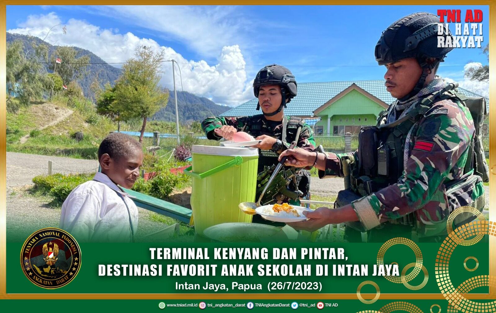 Terminal Kenyang dan Pintar, Destinasi Favorit Anak Sekolah di Intan Jaya