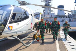 Mayjen TNI Farid Makruf Hadiri Apel Persiapan Latgab TNI 2023 di Koarmada II/Surabaya