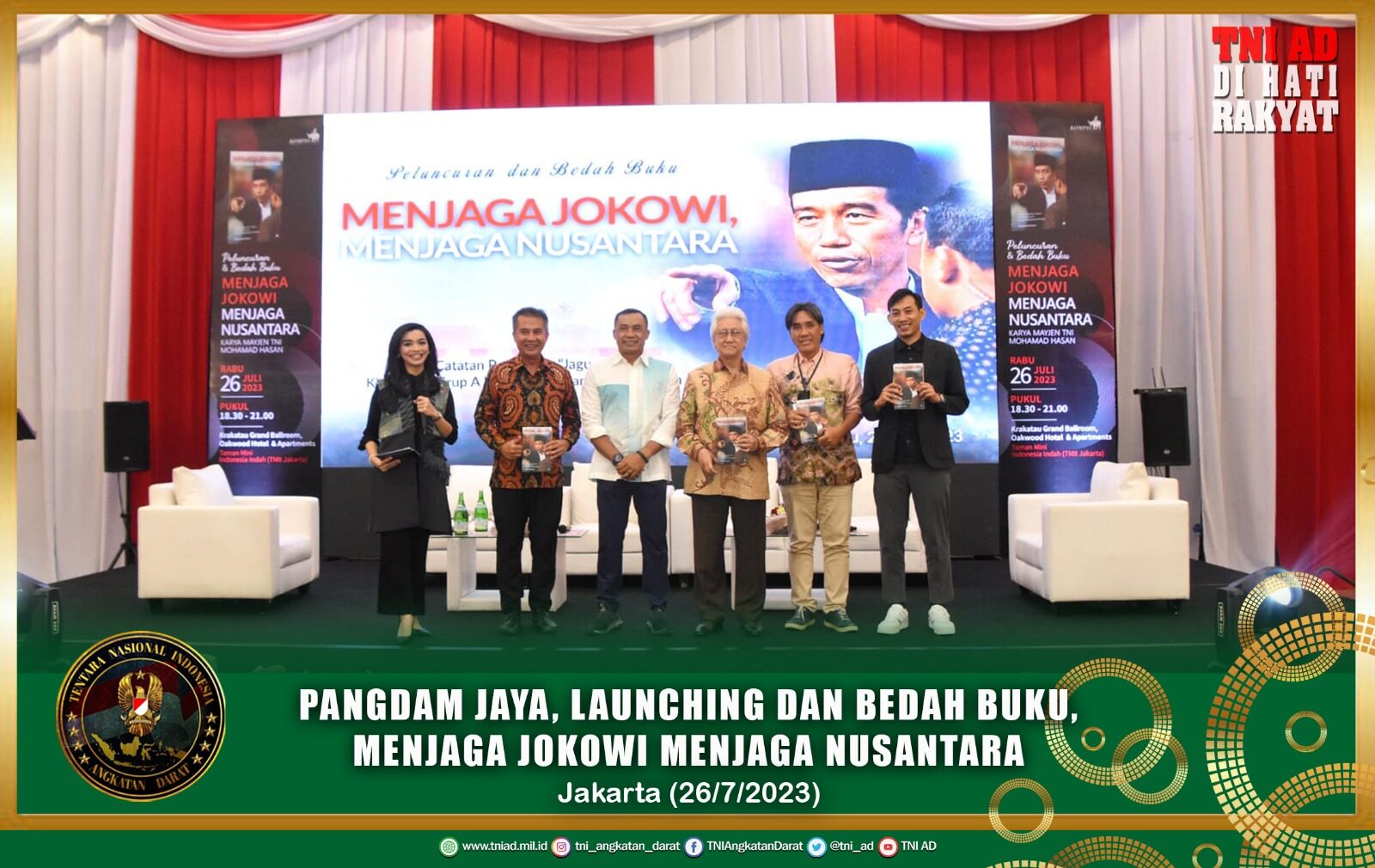 Pangdam Jaya, Launching dan Bedah Buku, Menjaga Jokowi Menjaga Nusantara