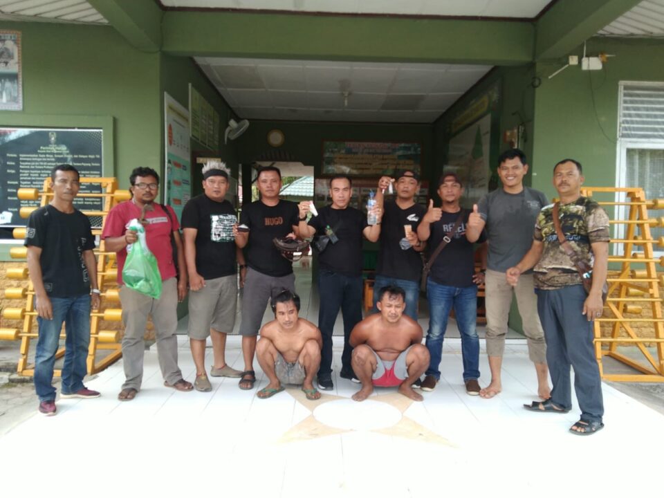 Dua Pelaku Pengedar dan Penyalahgunaan Narkotika Diamankan Tim Kodim 0321/ Rohil