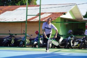 Danrem 011 Lilawangsa Buka Kejuaraan Tenis Lapangan Lhokseumawe – Aceh Utara Master Cup 2023 U-100