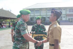 Danrindam IX/Udayana Tutup Kegiatan Pembekalan Bela Negara Siswa SMA Taruna Widya Garuda Bali