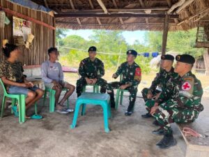 Satgas Yonkav 10/Mendagiri Pos Oepoli Tengah Amankan Satu Pucuk Senjata Rakitan