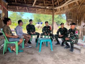 Satgas Yonkav 10/Mendagiri Pos Oepoli Tengah Amankan Satu Pucuk Senjata Rakitan