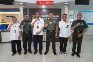 Korem 062/Tn Terima Piagam Penghargaan Penilaian Indikator Kinerja Pelaksanaan Anggaran Semester I Tahun 2023