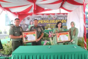 Danrem 045/Gaya Kunjungi Kodim 0432/Bangka Selatan