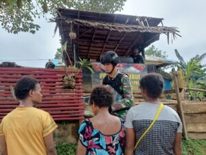Jelang Peringatan HUT Ke 78 RI, Satgas Yonif 725/Wrg Perketat Wilayah Perbatasan