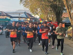 Dandim 1002/HST Road To Color Run 7,8 K 2023 Bersama MURAKATA Runner