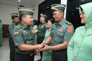 Kasad Terima Laporan Korps Kenaikan Pangkat 24 Pati TNI AD