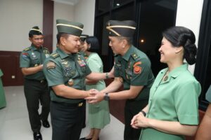 Kasad Terima Laporan Korps Kenaikan Pangkat 24 Pati TNI AD