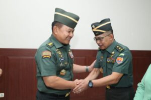 Kasad Terima Laporan Korps Kenaikan Pangkat 24 Pati TNI AD