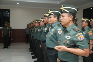 Kasad Terima Laporan Korps Kenaikan Pangkat 24 Pati TNI AD