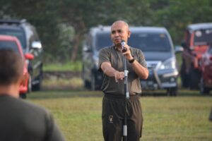 Melalui Sepak Bola Prajurit Korem 043/Gatam Jalin Sinergitas Dengan Dispora Lampung