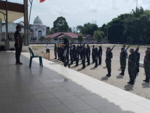 Jelang Peringatan HUT RI ke-78 Tahun 2023, Kodim 0115/Simeulue Latih Paskibra Kabupaten