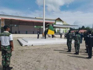 Jelang Peringatan HUT RI ke-78 Tahun 2023, Kodim 0115/Simeulue Latih Paskibra Kabupaten