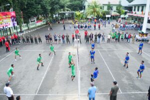 Turnamen Bola Voli Piala Danrem 151/Binaiya Sambut HUT RI, Berjalan Seru!!