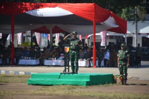 Danrem 083/Bdj Pimpin Upacara Penutupan TMMD Ke 117 Kodim 0824/Jember