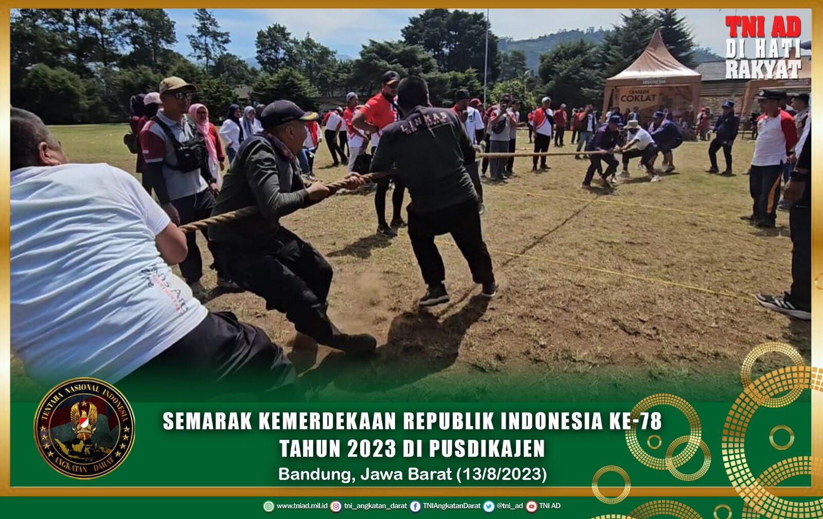 Semarak Kemerdekaan Republik Indonesia ke-78 Tahun 2023 di Pusdikajen