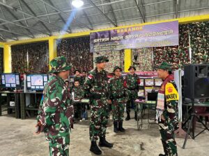 Tim Wasev Dari Mabes TNI, Kodiklat TNI dan Mabesad Kunjungi Latihan Pratugas Satgas Pamtas Yonkav 6/Naga Karimata