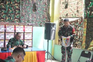 Tim Wasev Dari Mabes TNI, Kodiklat TNI dan Mabesad Kunjungi Latihan Pratugas Satgas Pamtas Yonkav 6/Naga Karimata
