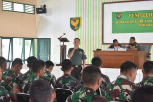 Tingkatkan Kesadaran Hukum Yonkav 5/Dpc Mendapat Penyuluhan Dari Tim Kumdam II/Swj