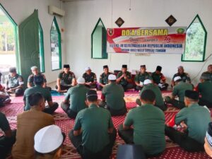 Kodim 1002/HST Lakukan Doa Bersama Sambut HUT ke-78 Kemerdekaan Republik Indonesia