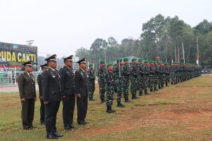 Upacara Detik-Detik Proklamasi Dalam Rangka Peringatan HUT RI ke-78 Tahun 2023 di Mako Brigif 8/GC