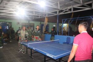 Puncak Acara Memeriahkan HUT Ke-78 RI, Yonif Raider 323 Adakan Malam Akrab Prajurit