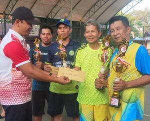 Dandim 1002/HST Resmi Tutup Kejuaraan Tenis Lapangan