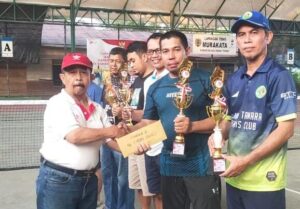 Dandim 1002/HST Resmi Tutup Kejuaraan Tenis Lapangan