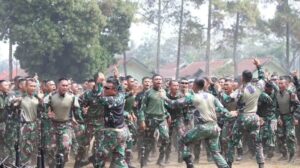 Tingkatkan Kemampuan serta Ketahanan Jasmani Prajurit, Yonif Para Raider 502 Kostrad Latihan Ketahanan Mars