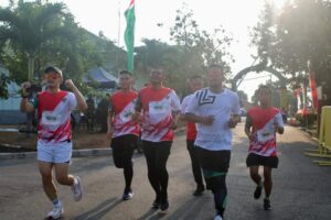 Danrem 043/Gatam Lepas Peserta Gatam Run 5 K dan 10 K