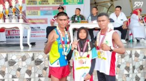 Prajurit Condromowo Raih Juara 1 dan 2 Lomba Lari Marathon 15 Km Kab. Banyuwangi