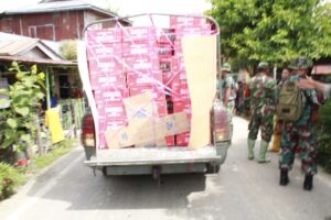 Wujud Kepedulian, Dandim 0108/Agara Bersama Forkopimda Salurkan Bantuan Warga Yang Terdampak Banjir