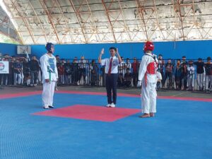 Prajurit Denzipur 14/GB Borong 7 Medali Dikejuaraan Taekwondo Bupati Lebong Cup