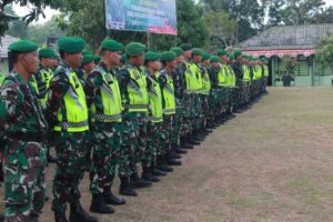 Kodim Lampung Selatan Gelar Pasukan Siap Amankan Pilkades Serentak