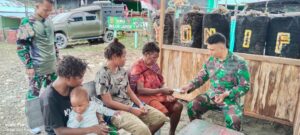 Satgas Yonif MR 411/Pengobatan Gratis Warga Distrik Kenyam