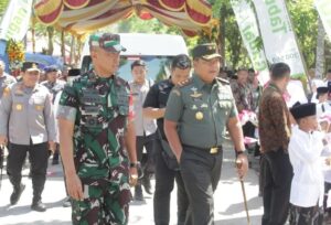 Pangdam Mayjen Farid Makruf Kawal Kedatangan Wapres RI di Bangkalan