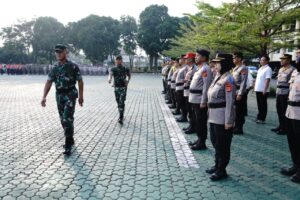 Pangdam III/Slw Mayjend TNI Erwin Djatniko Pimpin Apel Gelar Pasukan Operasi Zebra Lodaya 2023