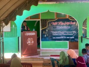 Pererat Persaudaraan di Kampung Bumun, Satgas Yonif 726/TML Ikuti Majelis Ta’lim