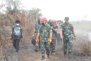 Kasad Tinjau dan Apresiasi Penanganan Karhutla di Jambi