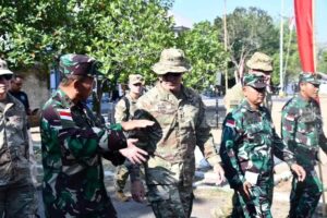 Pangdivif 2 Kostrad Laksanakan Pertemuan Dengan Panglima Divisi Infanteri ke-25 Angkatan Darat AS di Schofield Barracks