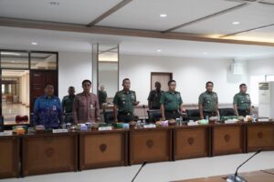 Bersatu Padu Sukseskan TMMD, Kodam IX/Udayana Ikuti Rakornis TMMD ke 118 TA. 2023