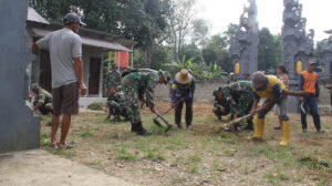 Kodim 1002/HST Karya Bakti Sambut HUT TNI ke-78 Tahun 2023