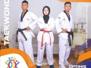 Prajurit Batalyon Zeni Tempur 10 Kostrad Ikut Serta Dalam Kegiatan PORPROV Jatim Cabor Taekwondo Ke VIII TH 2023