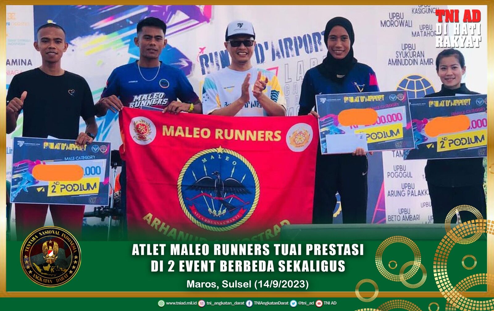 Atlet Maleo Runners Tuai Prestasi di 2 Event Berbeda Sekaligus