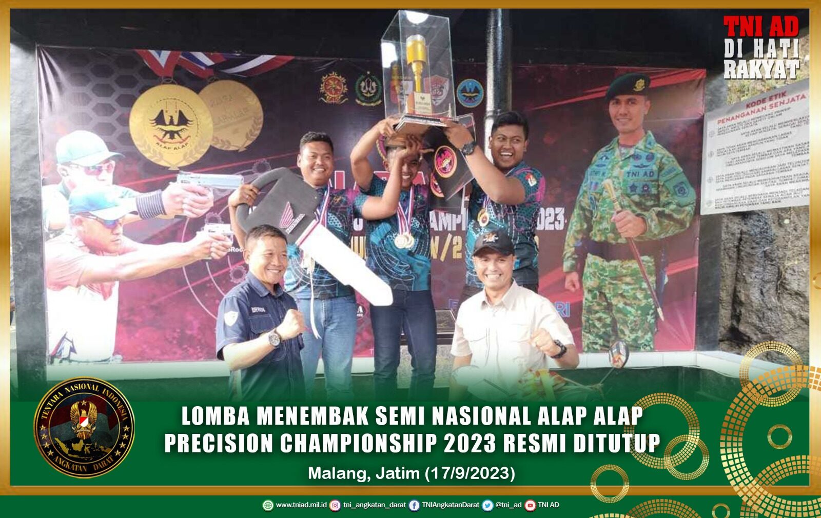 Lomba Menembak Semi Nasional Alap Alap Precision Championship 2023 Resmi Ditutup