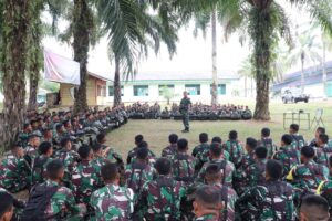 Danbrigif 8/GC Pimpin Briefing UST Tingkat Kompi Yonif 144/JY
